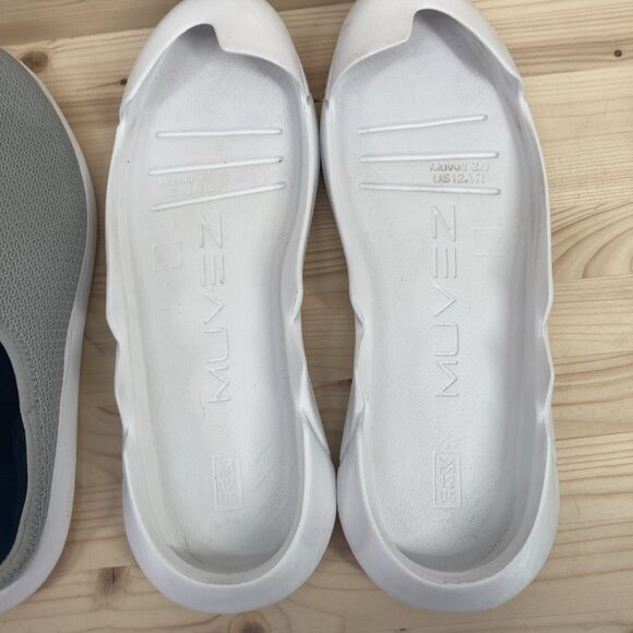 Muvez Weekender Mens Shoes Size 12 Gray Dual Sole Detachable Slip On Slippers - Picture 3 of 16